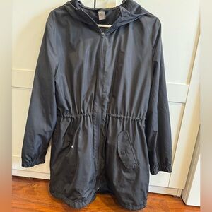 Old Navy Black Utility Jacket with Hood